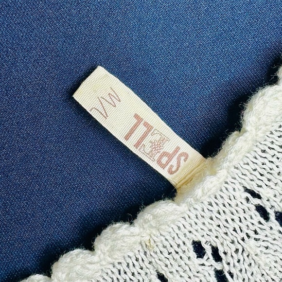 EUC Spell & the Gypsy Collective White Leila off the Shoulder Mini Dress - Picture 15 of 17